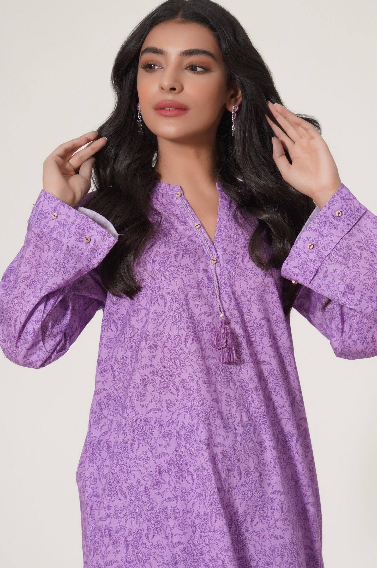 Stitched 2 Piece Cambric Suit