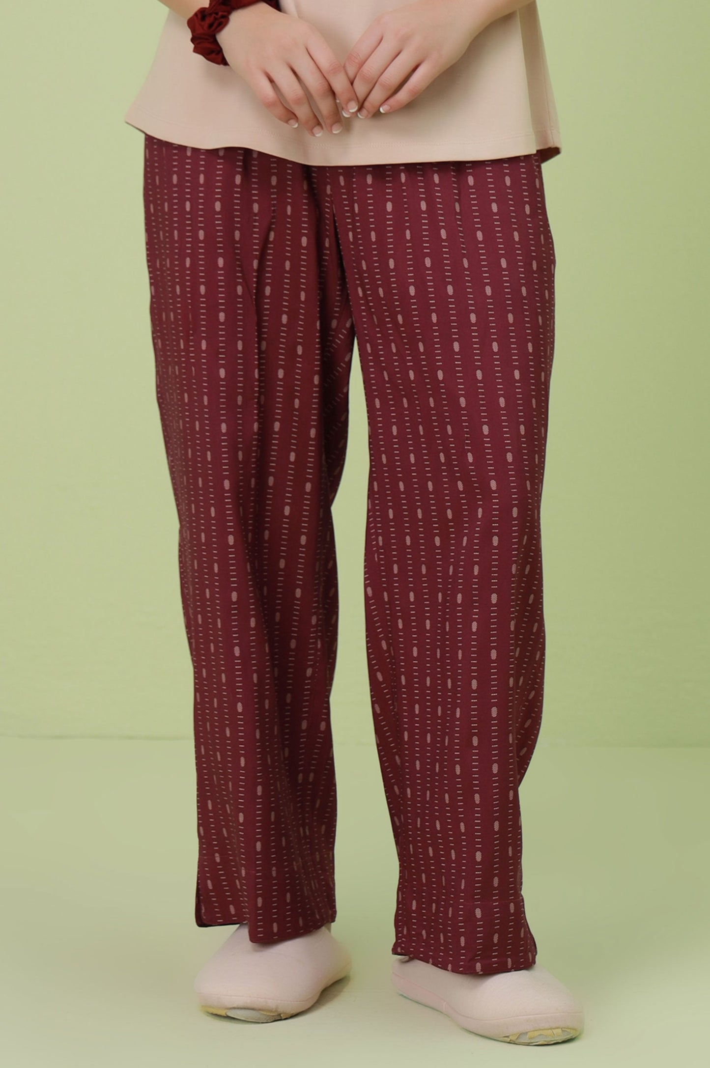 Basic Cambric Bottom - Maroon