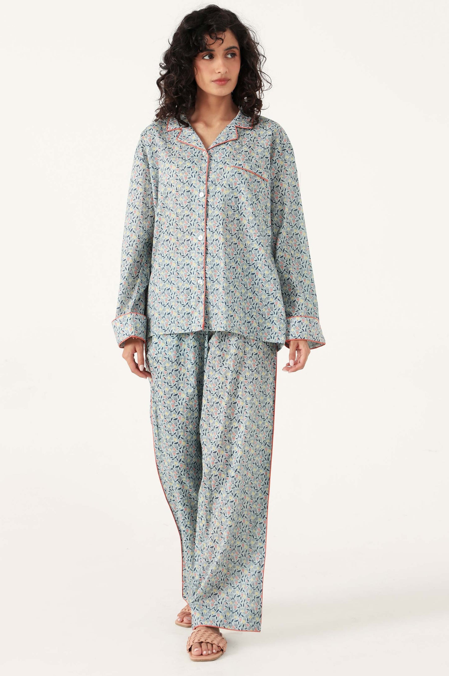 2 Piece PJ Set - Powder Blue