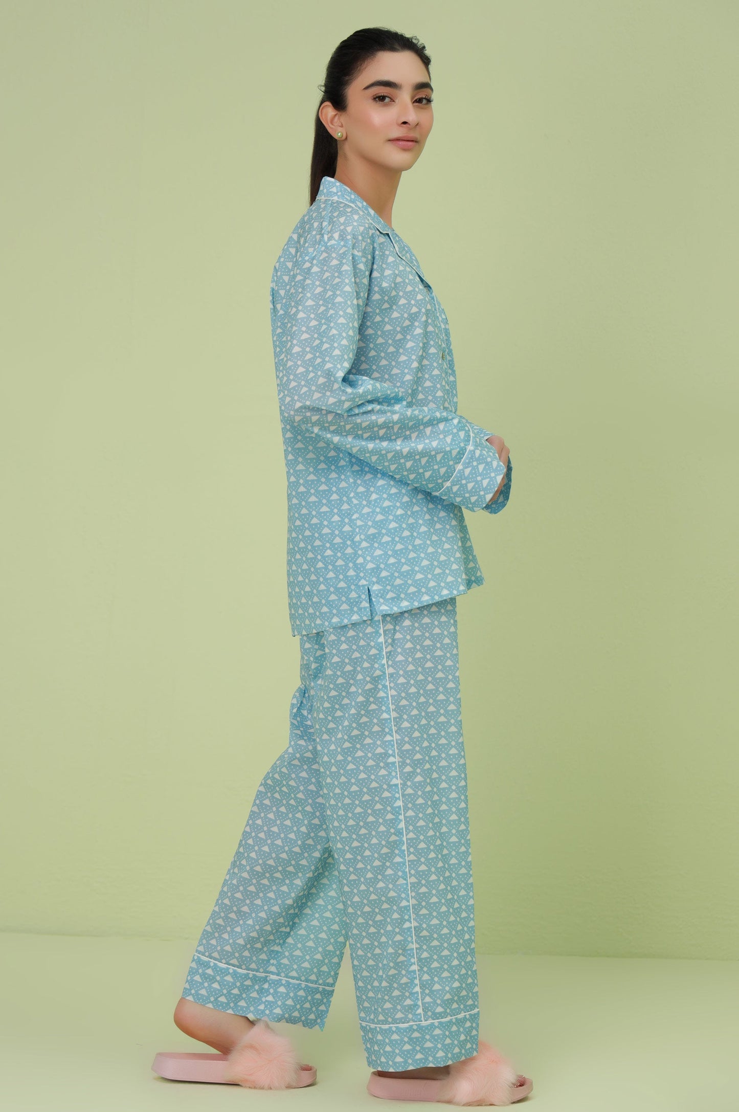 2 Piece PJ Set - Sky Blue