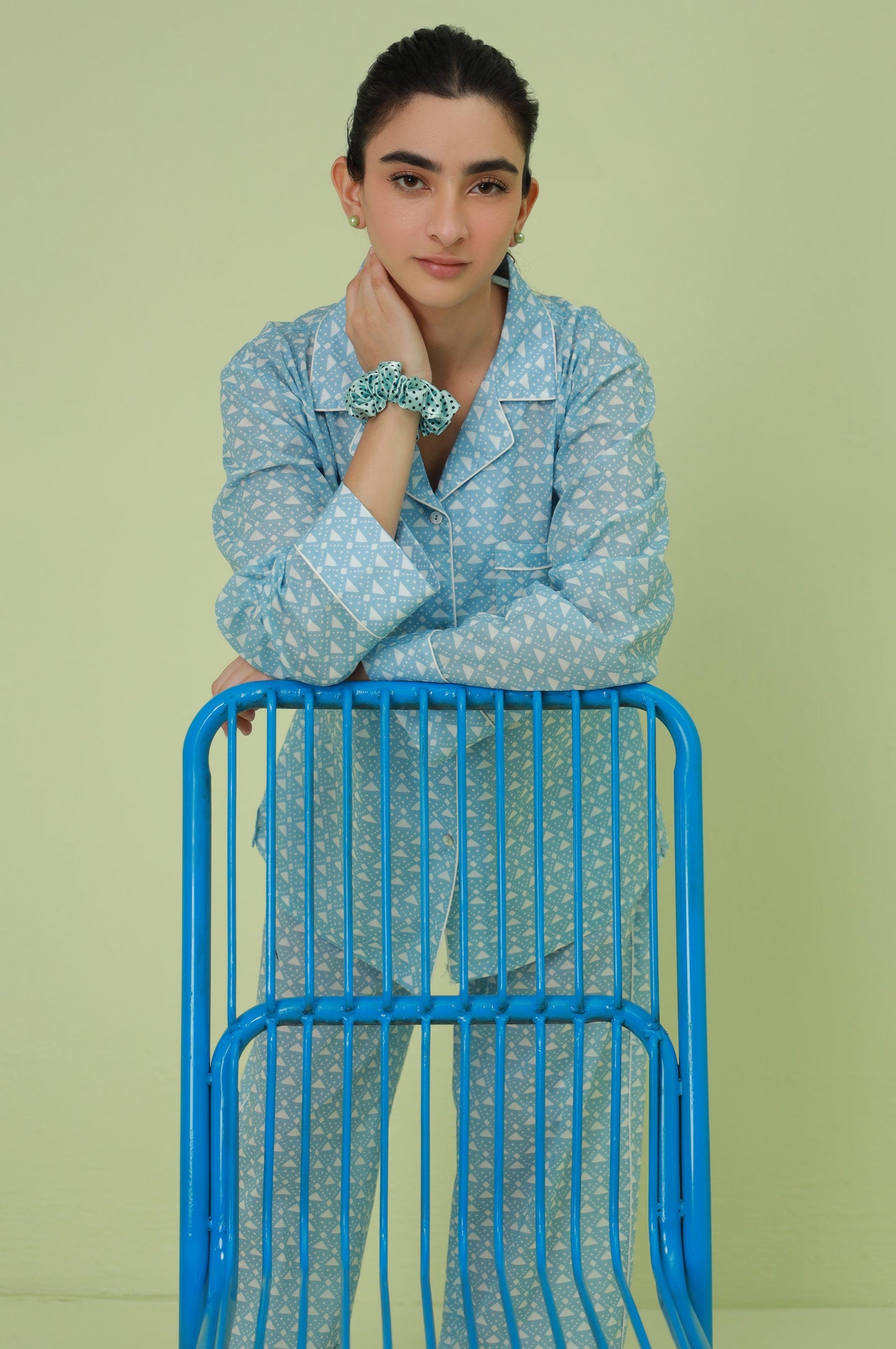 2 Piece PJ Set - Sky Blue