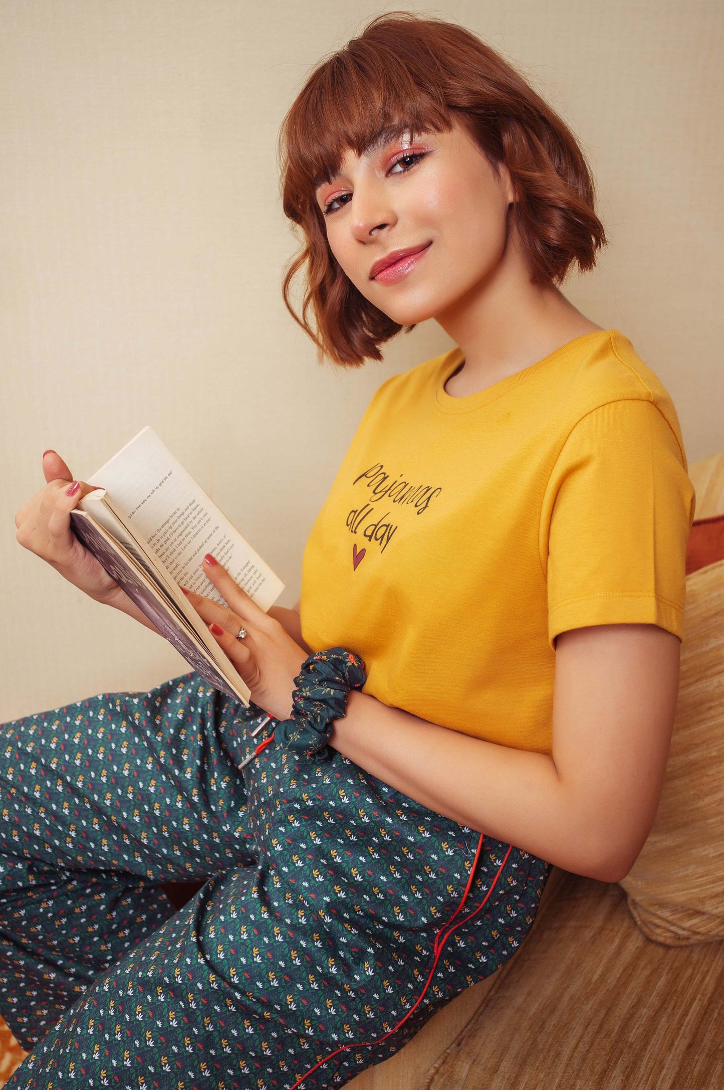 Printed Crew Neck Tee