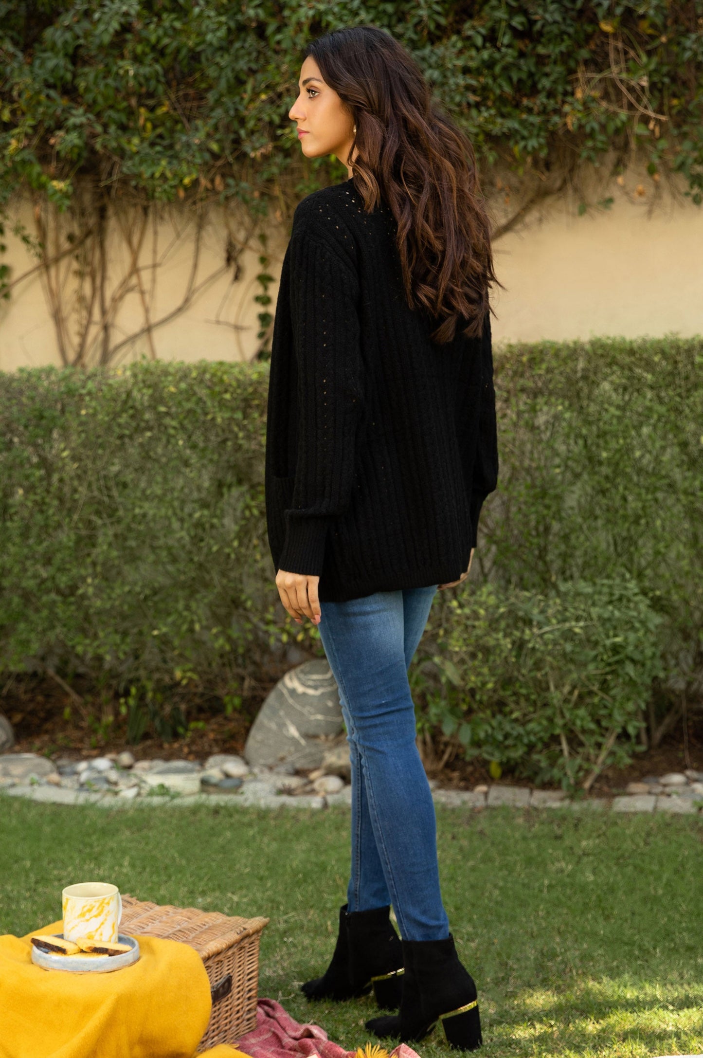 Button-Front Cardigan
