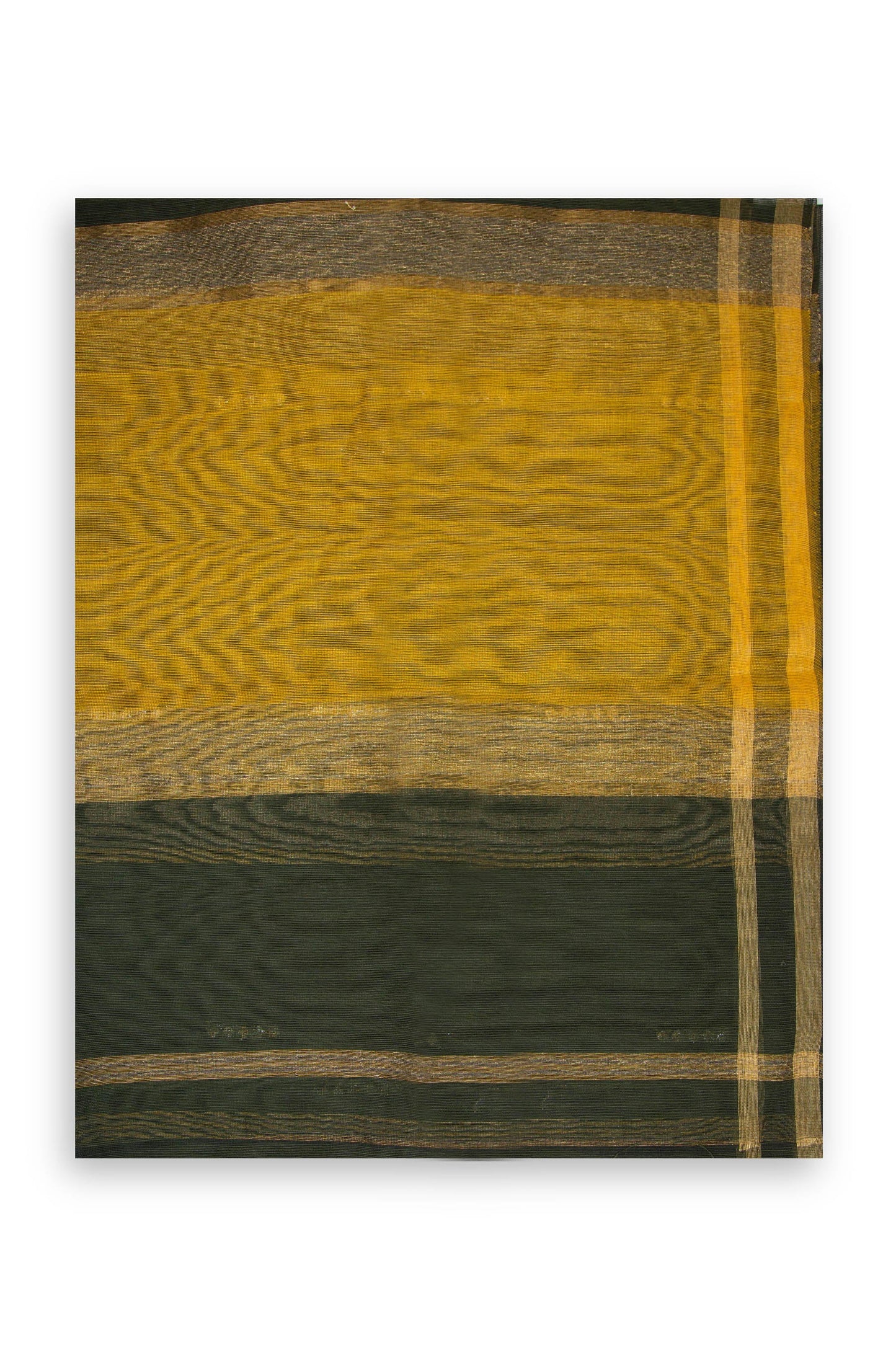 Printed Khaddi Net Dupatta - Green