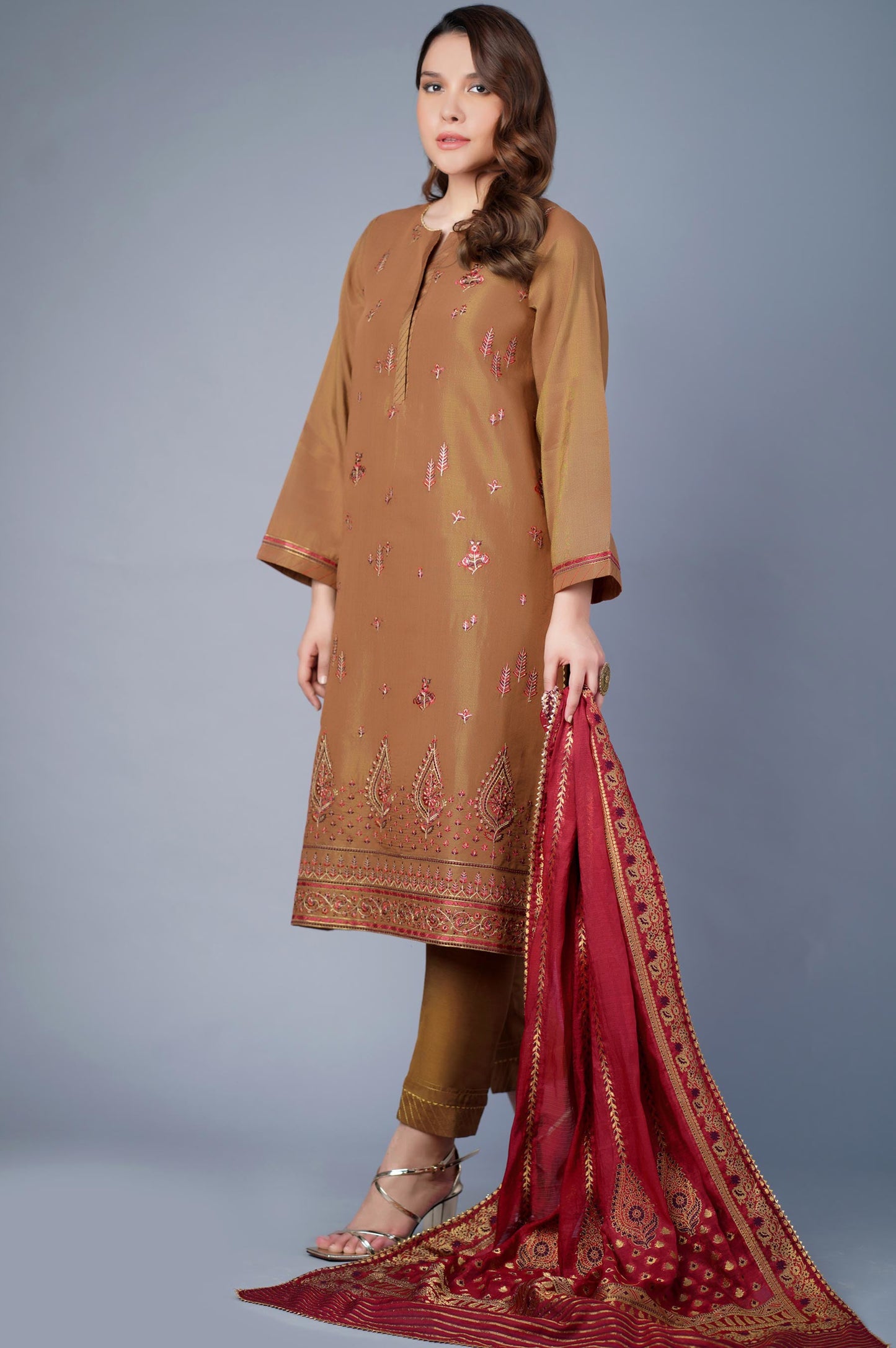 3 Piece Unstitched Embroidered Staple Mysuri Suit