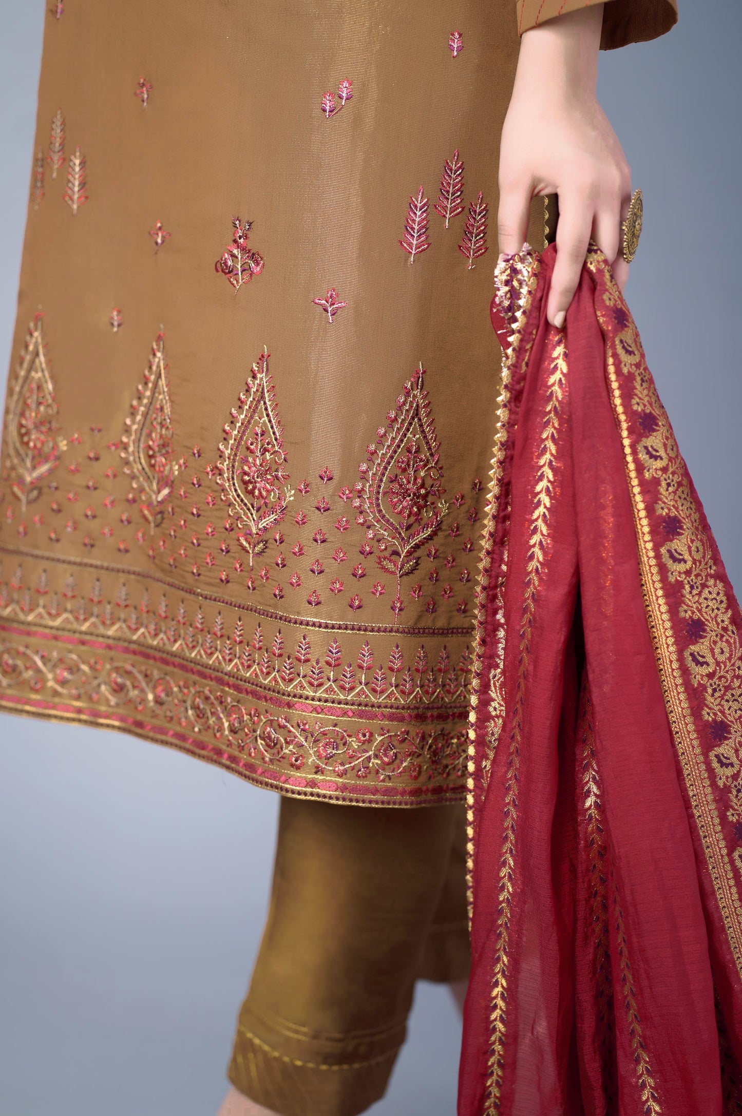 3 Piece Unstitched Embroidered Staple Mysuri Suit