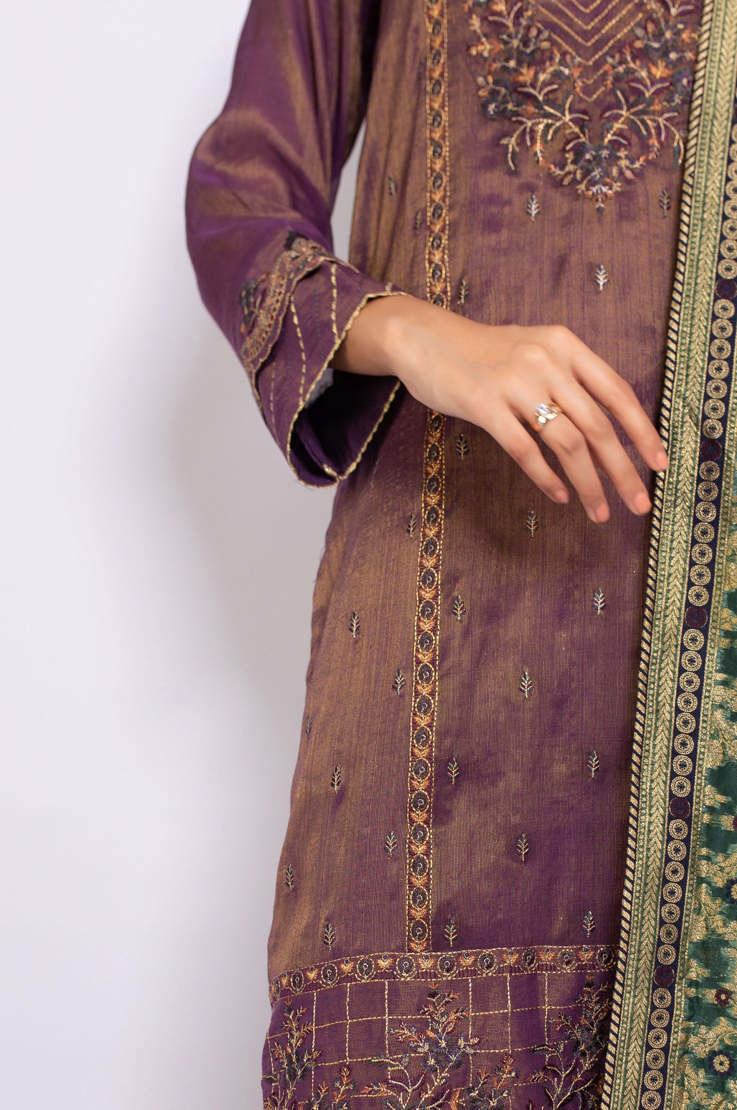 3 Piece Unstitched Embroidered Staple Mysuri Suit