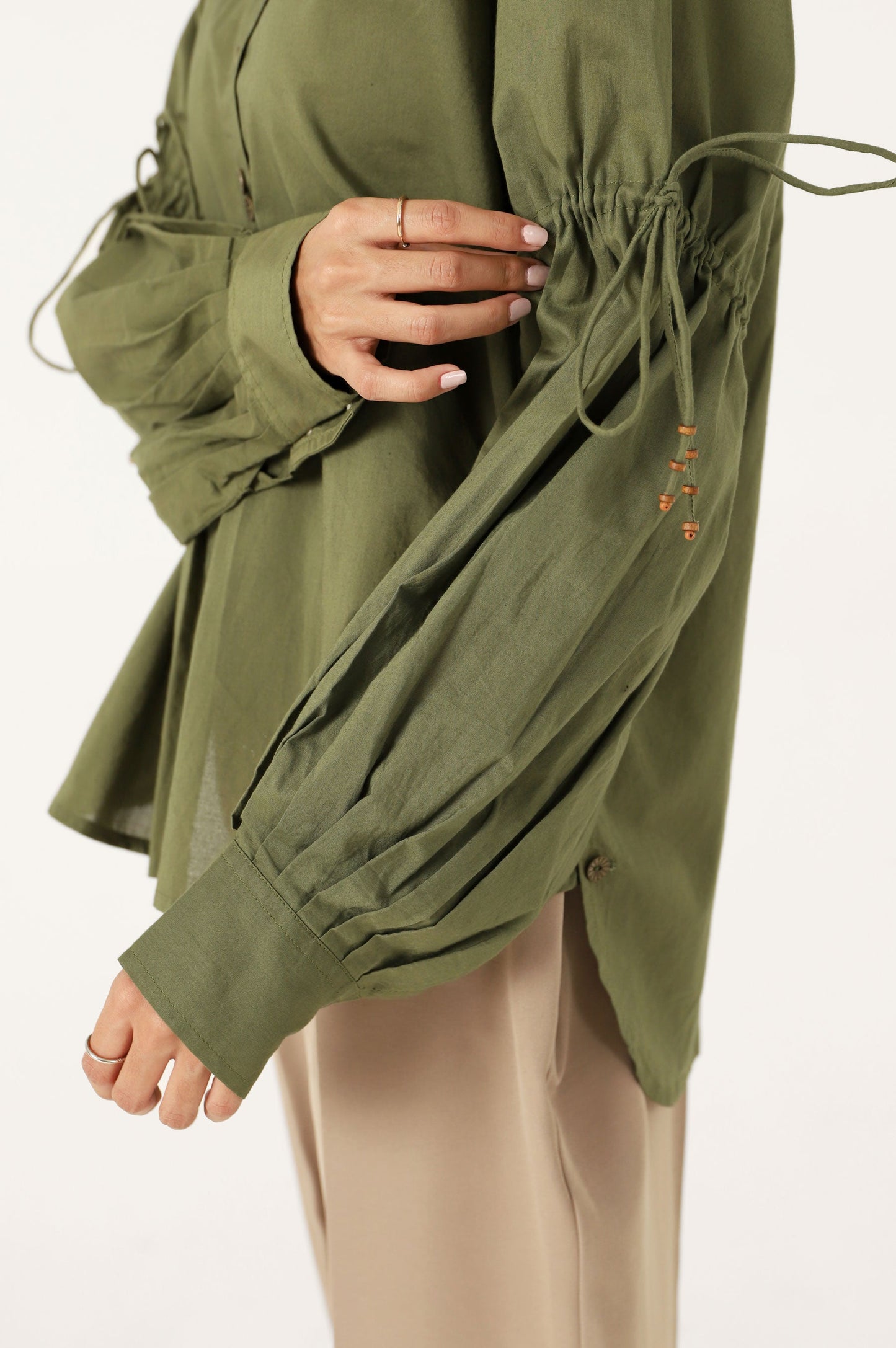 Stitched 1 Piece Cambric Printed Top