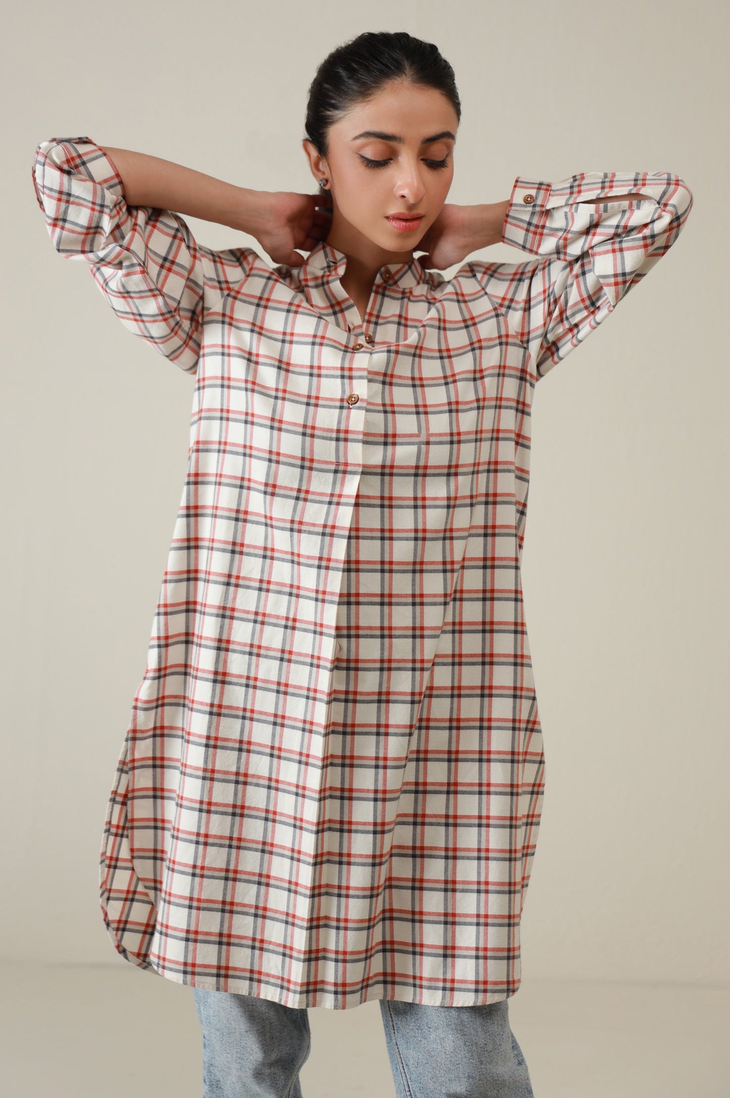 Western Top - Red/White