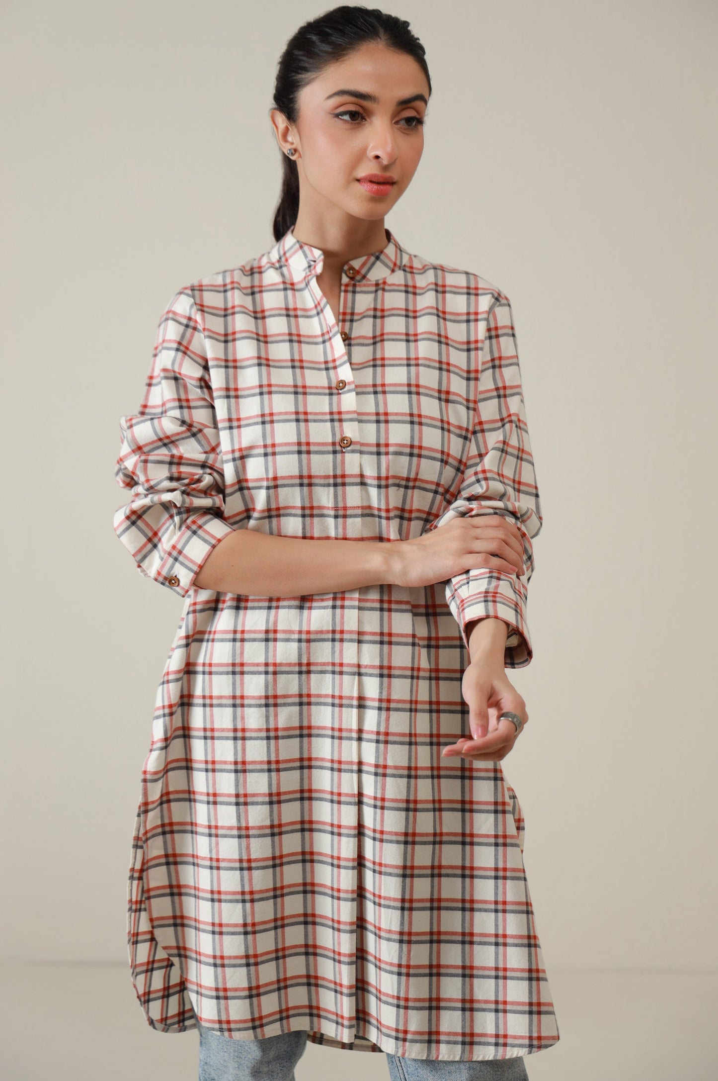 Western Top - Red/White