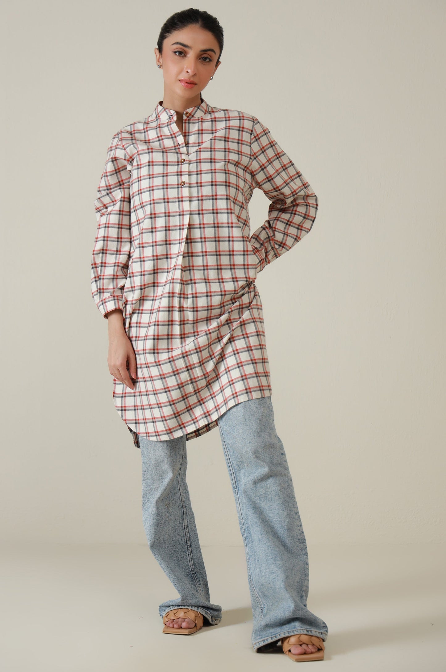 Western Top - Red/White