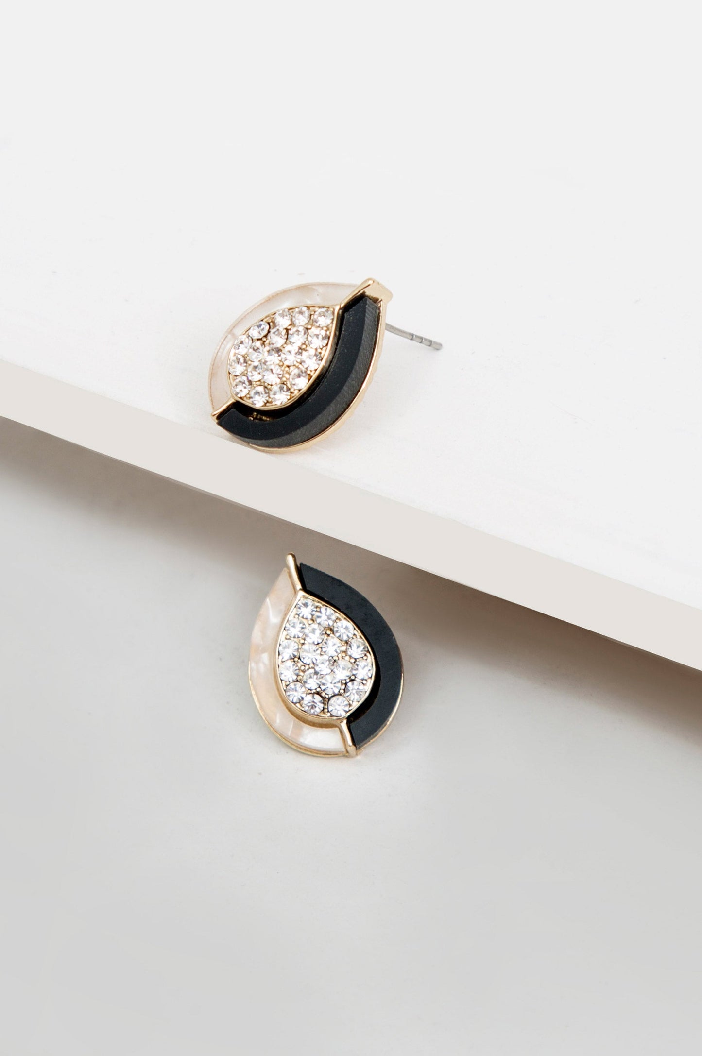 Crystal Paved Teardrop