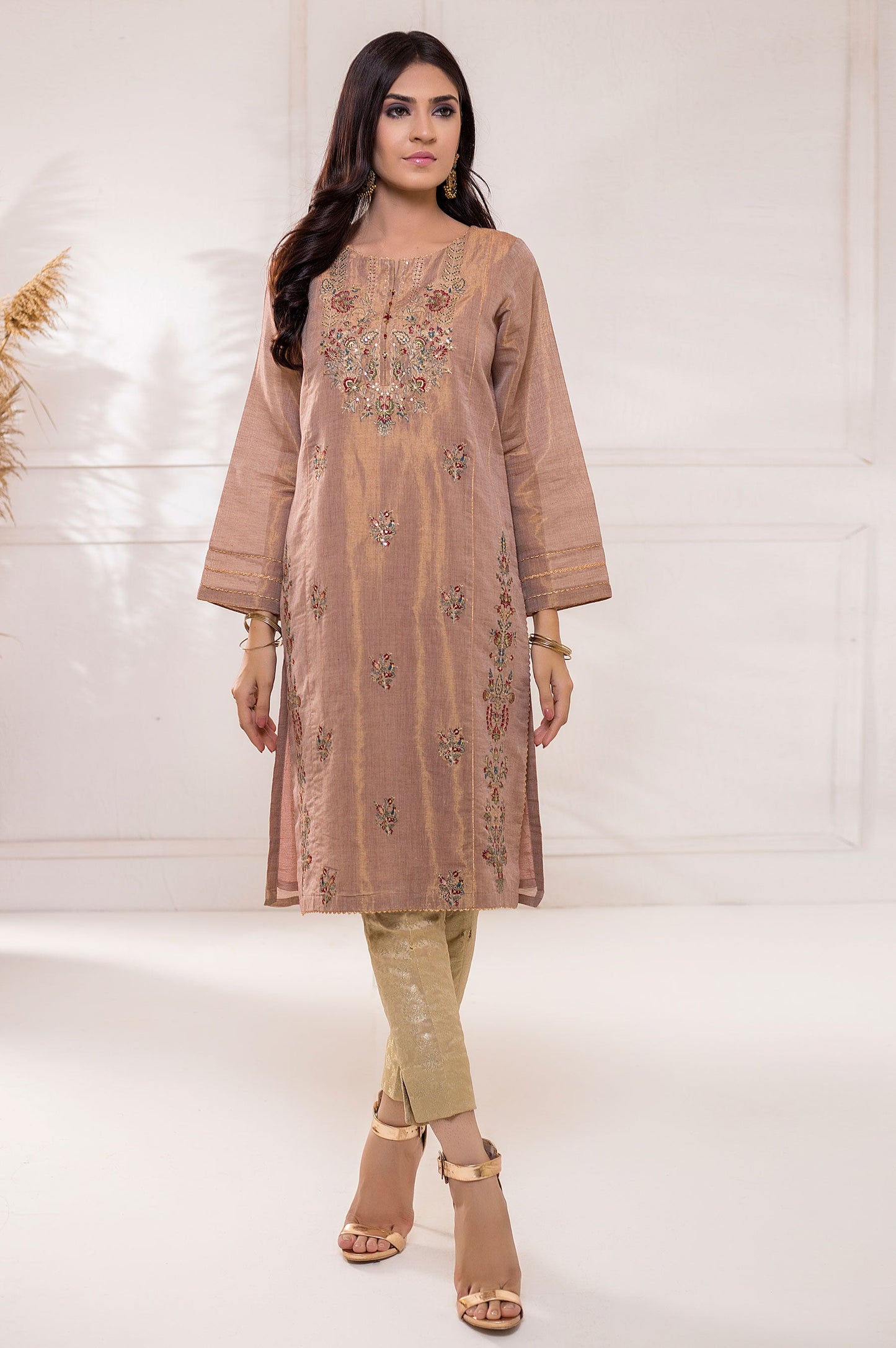 Stitched 1 Piece Mysuri Embroidered Shirt