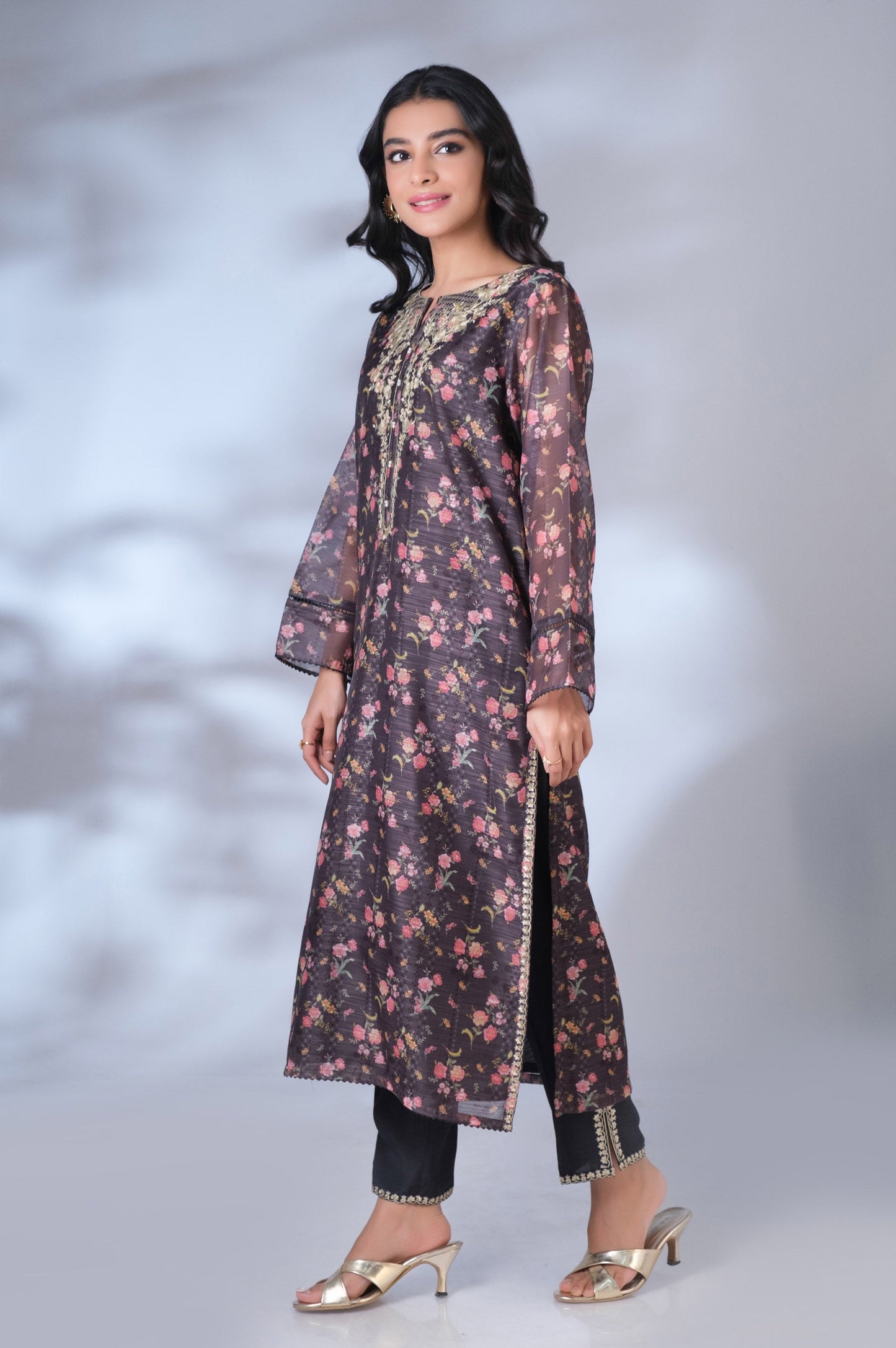 Stitched 2 Piece Digital Printed Cotton Staple Outfit