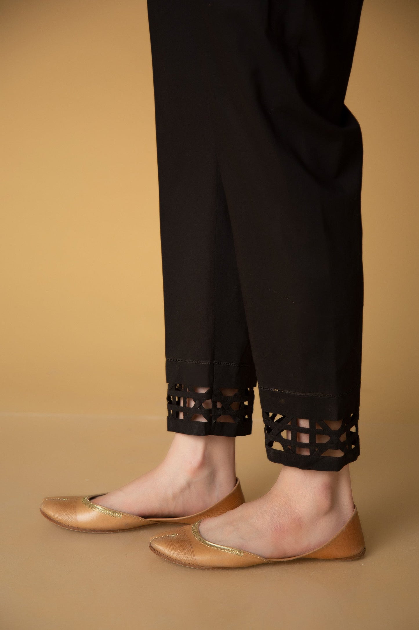 Stylized Cambric Cigarette Pants