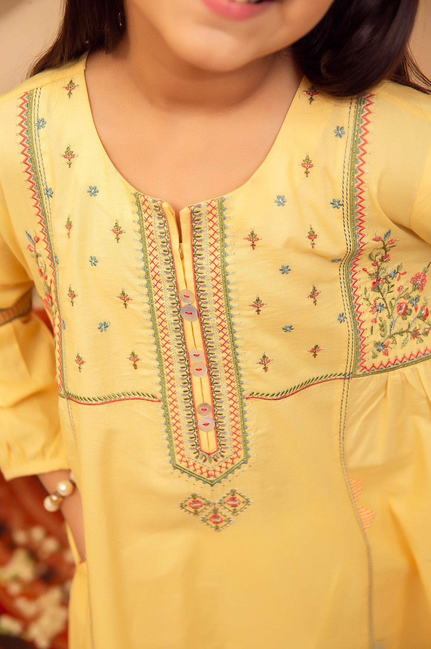 stitched 1 Piece Embroidered Shirt - Cotton