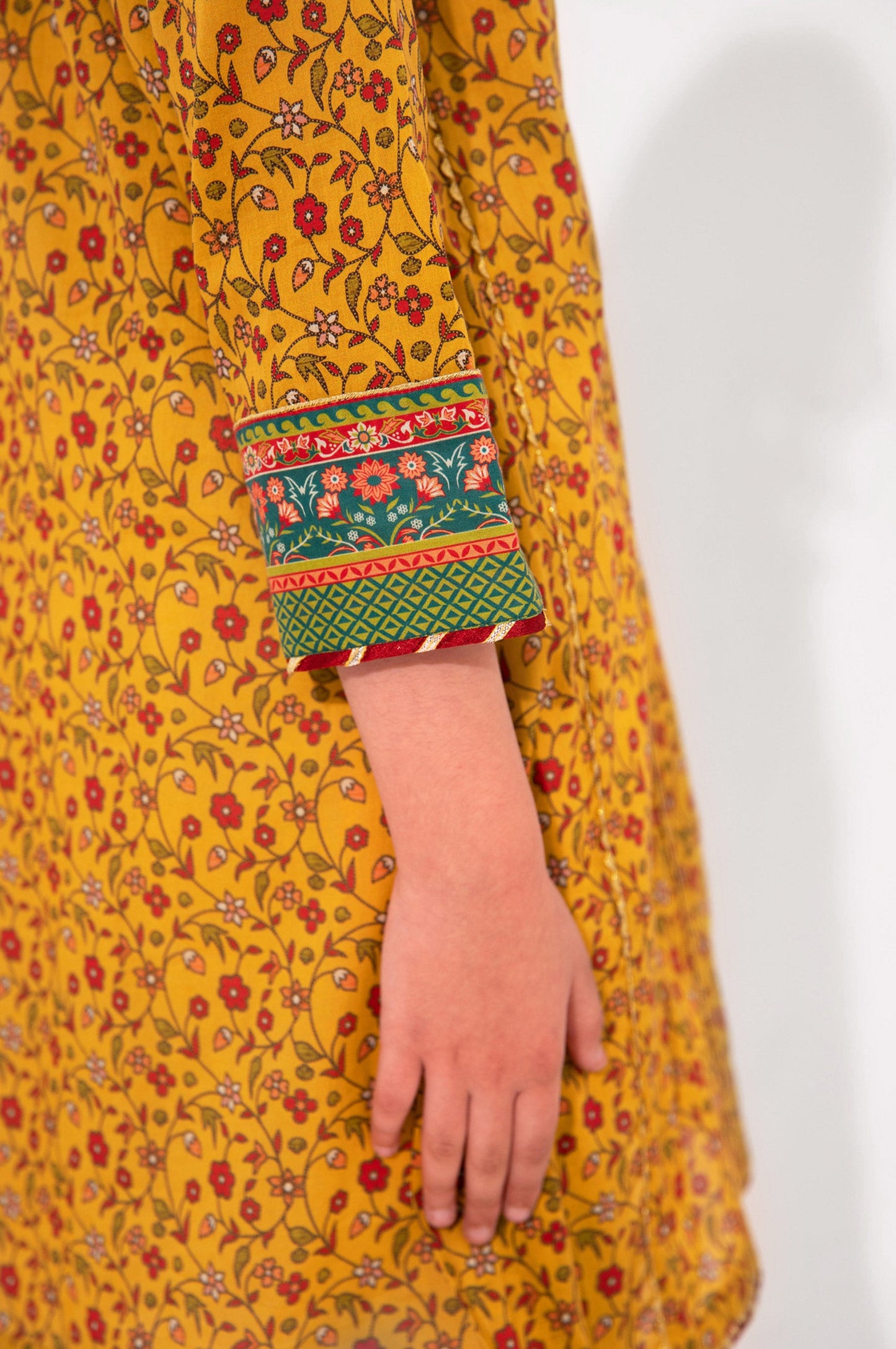 Stitched 1 Piece Printed Embellished Lawn Shirt