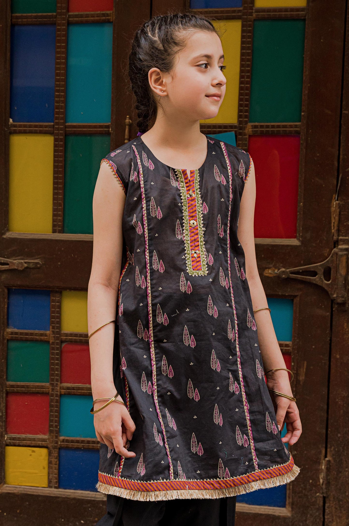 Stitched 1 Piece Printed Embellished Lawn Shirt