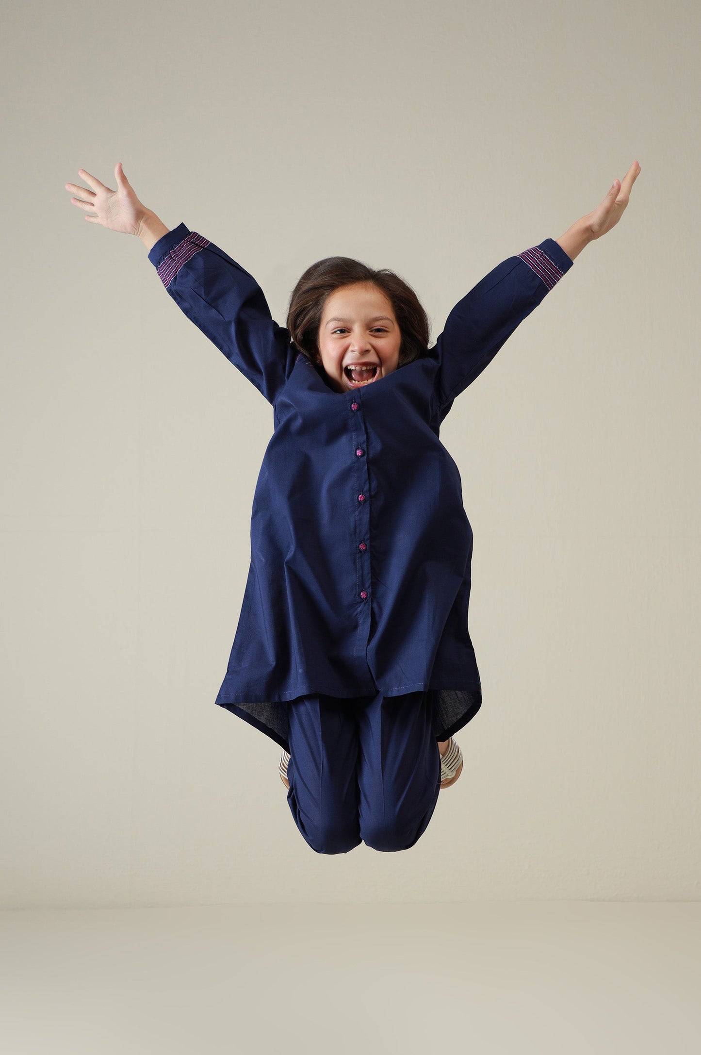 Stitched 2 Piece Stylized Cambric Suit