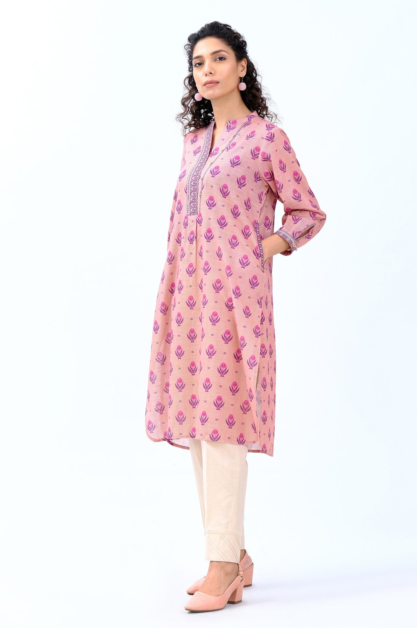 Stitched 1 Piece Digital Printed Khaddar Shirt