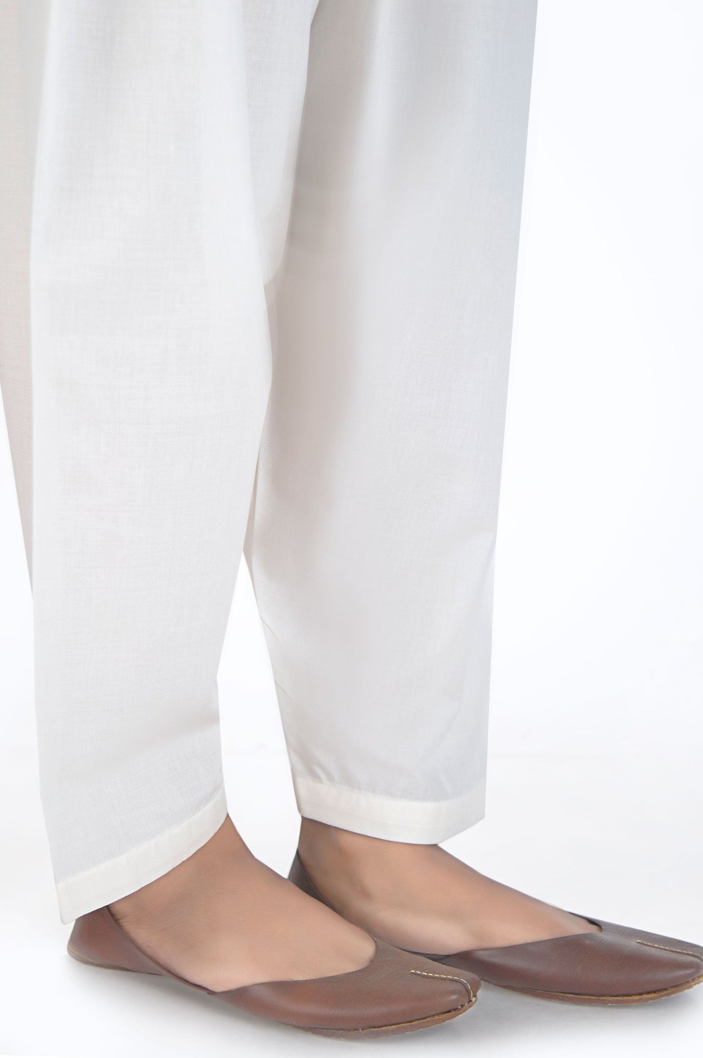 Basic Cambric Shalwar - Off White