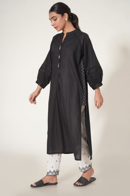 Stitched 1 Piece Cambric Embroidered Shirt