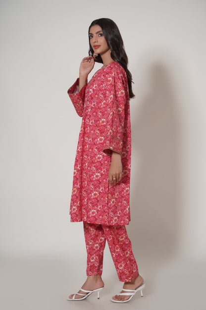 Unstitched 2 Piece Printed Cambric Suit