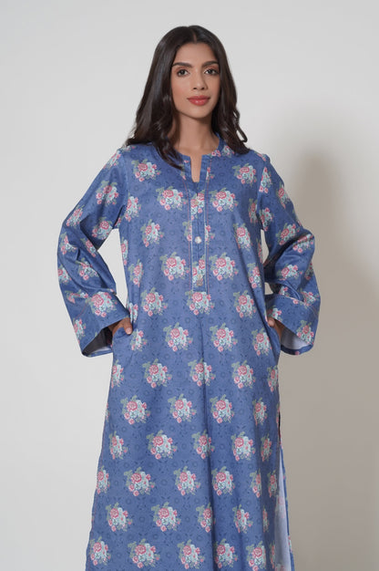 Unstitched 2 Piece Printed Cambric Suit