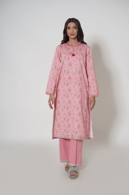 Unstitched 3 Piece Printed Cambric Suit