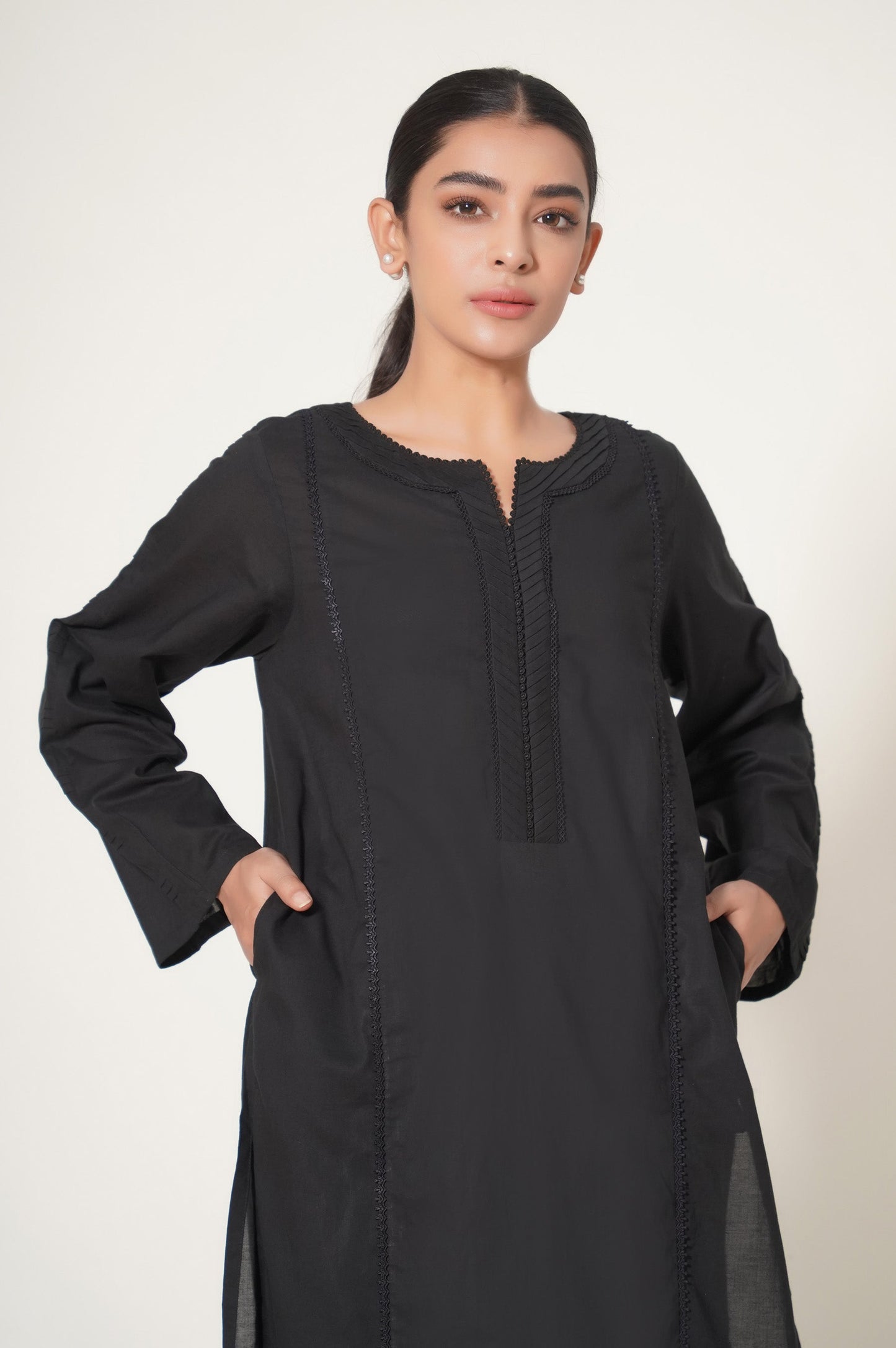 Stitched 2 Piece Cambric Stylized Suit