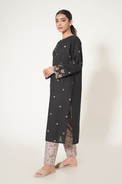 Stitched 2 Piece Cambric Embroidered Suit