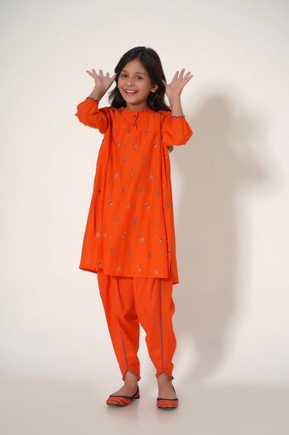 Stitched 2 Piece Embroidered Doria Checks Suit