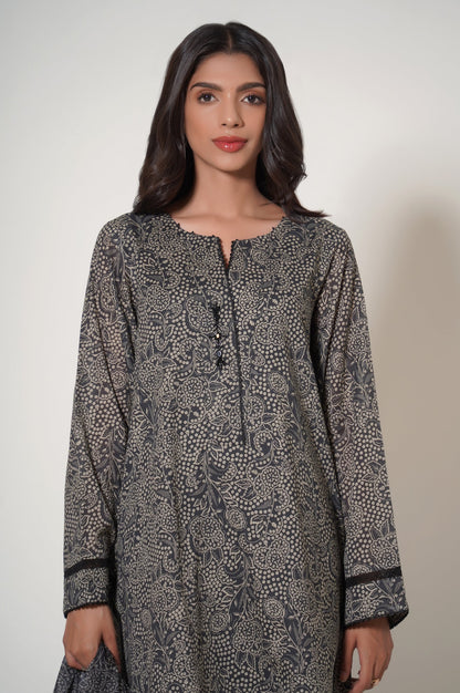 Unstitched 3 Piece Printed Cambric Suit