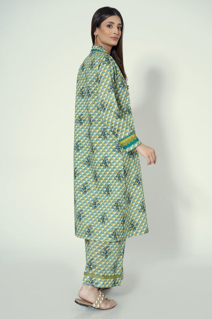 Unstitched 1 Piece Printed Lawn Shirt