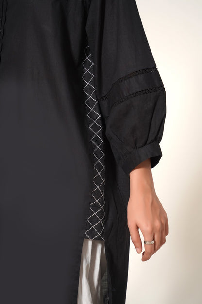 Stitched 1 Piece Cambric Embroidered Shirt