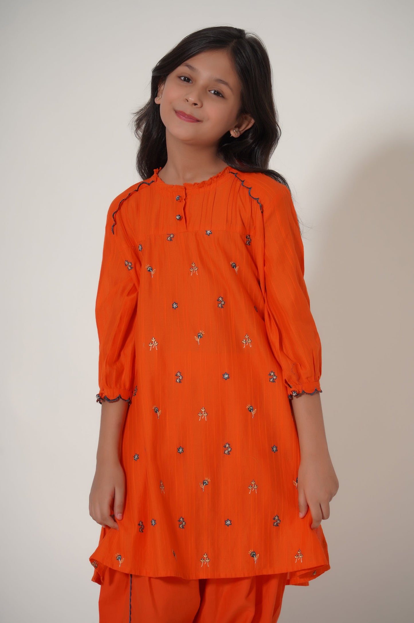 Stitched 2 Piece Embroidered Doria Checks Suit