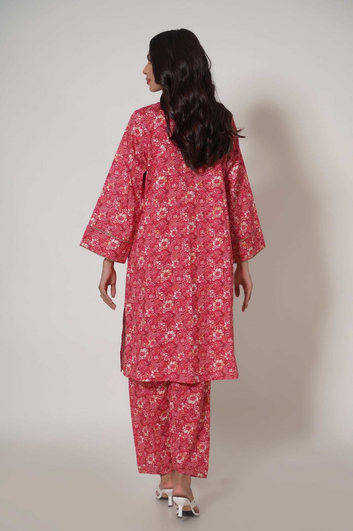 Unstitched 2 Piece Printed Cambric Suit