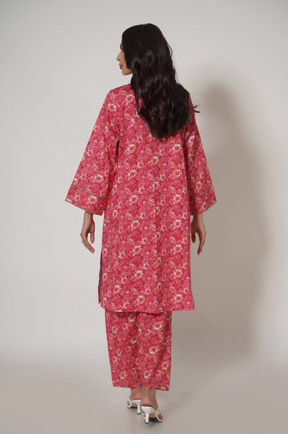 Unstitched 2 Piece Printed Cambric Suit