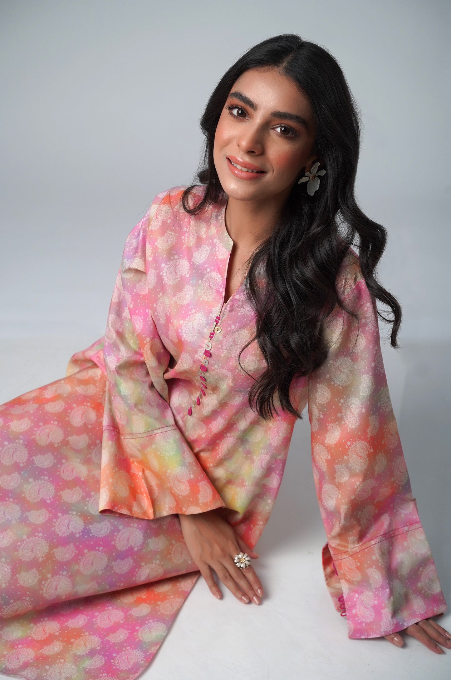 Stitched 1 Piece Printed Lawn Shirt