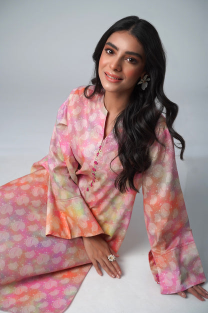 Stitched 1 Piece Printed Lawn Shirt