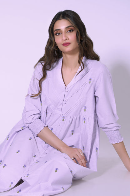 Stitched 1 Piece Yarn Dyed Dress