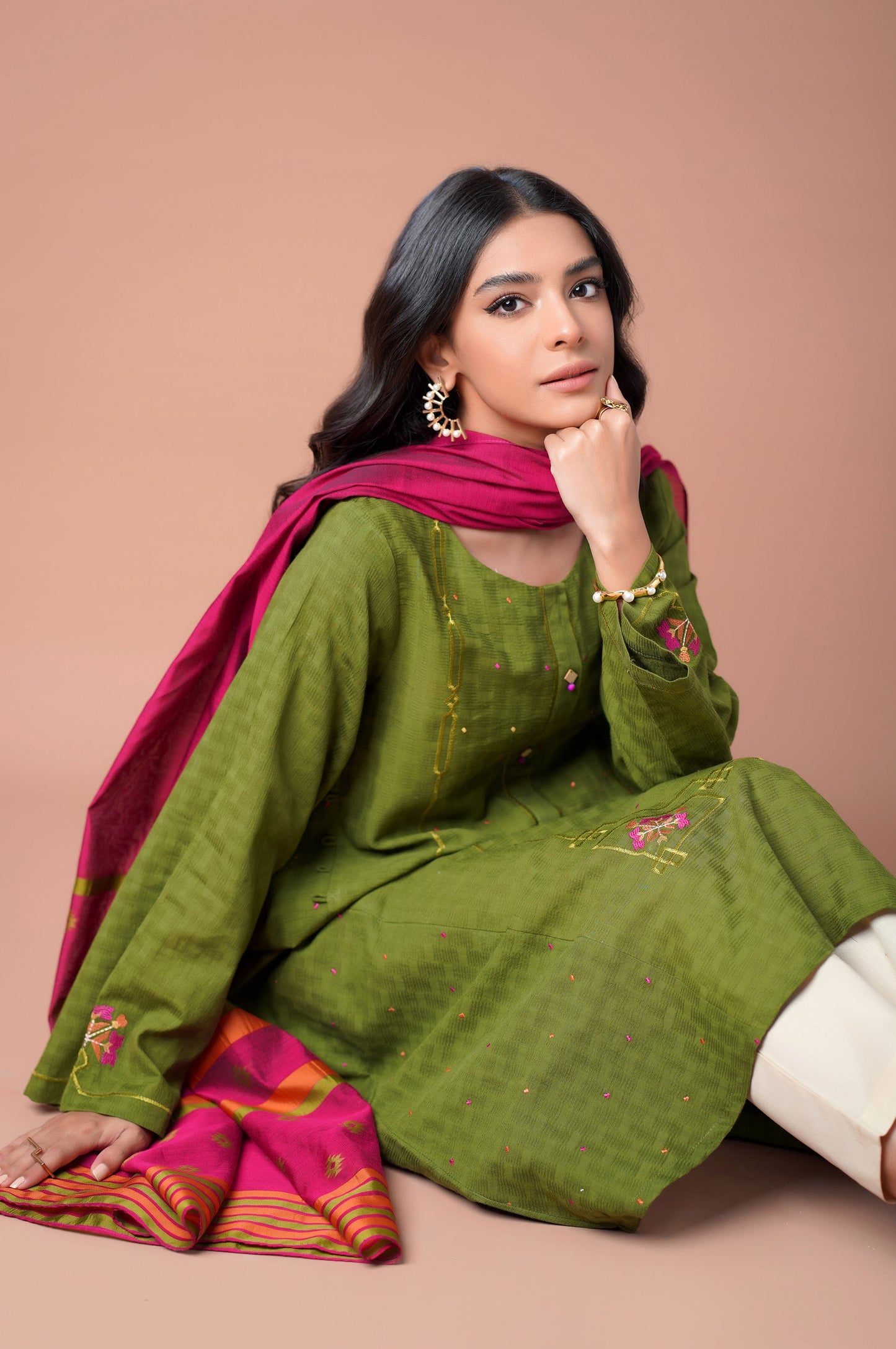 Stitched 2 piece Dobby Suit