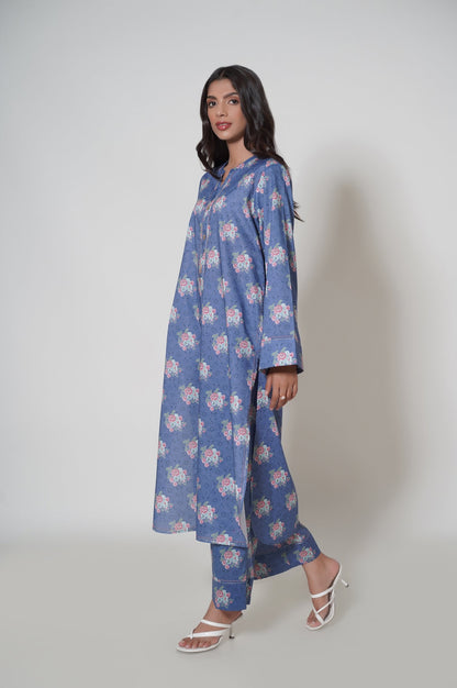 Unstitched 2 Piece Printed Cambric Suit