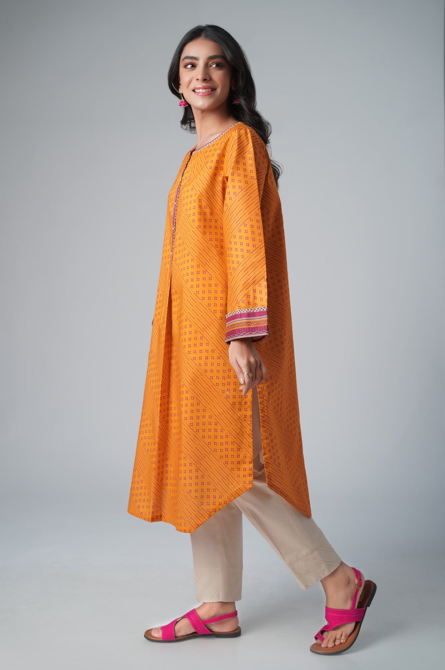 Stitched 1 Piece Printed Lawn Shirt