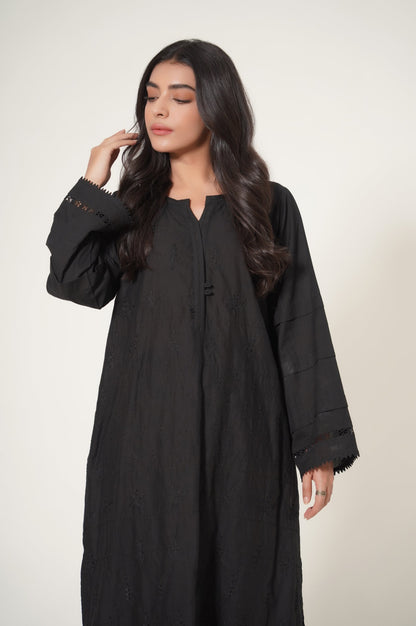 Stitched 1 Piece Cambric Embroidered Shirt