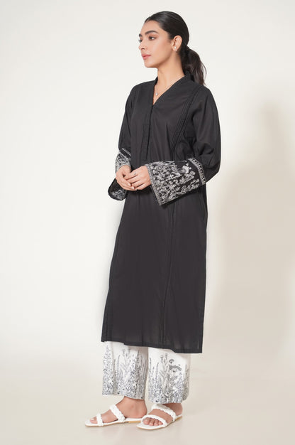 Stitched 2 Piece Cambric Embroidered Suit