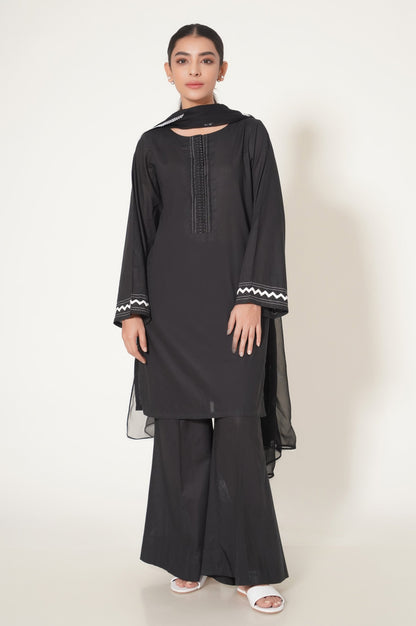 Stitched 2 Piece Cambric Stylized Suit