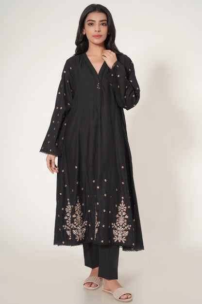 Stitched 1 Piece Cambric Embroidered Shirt