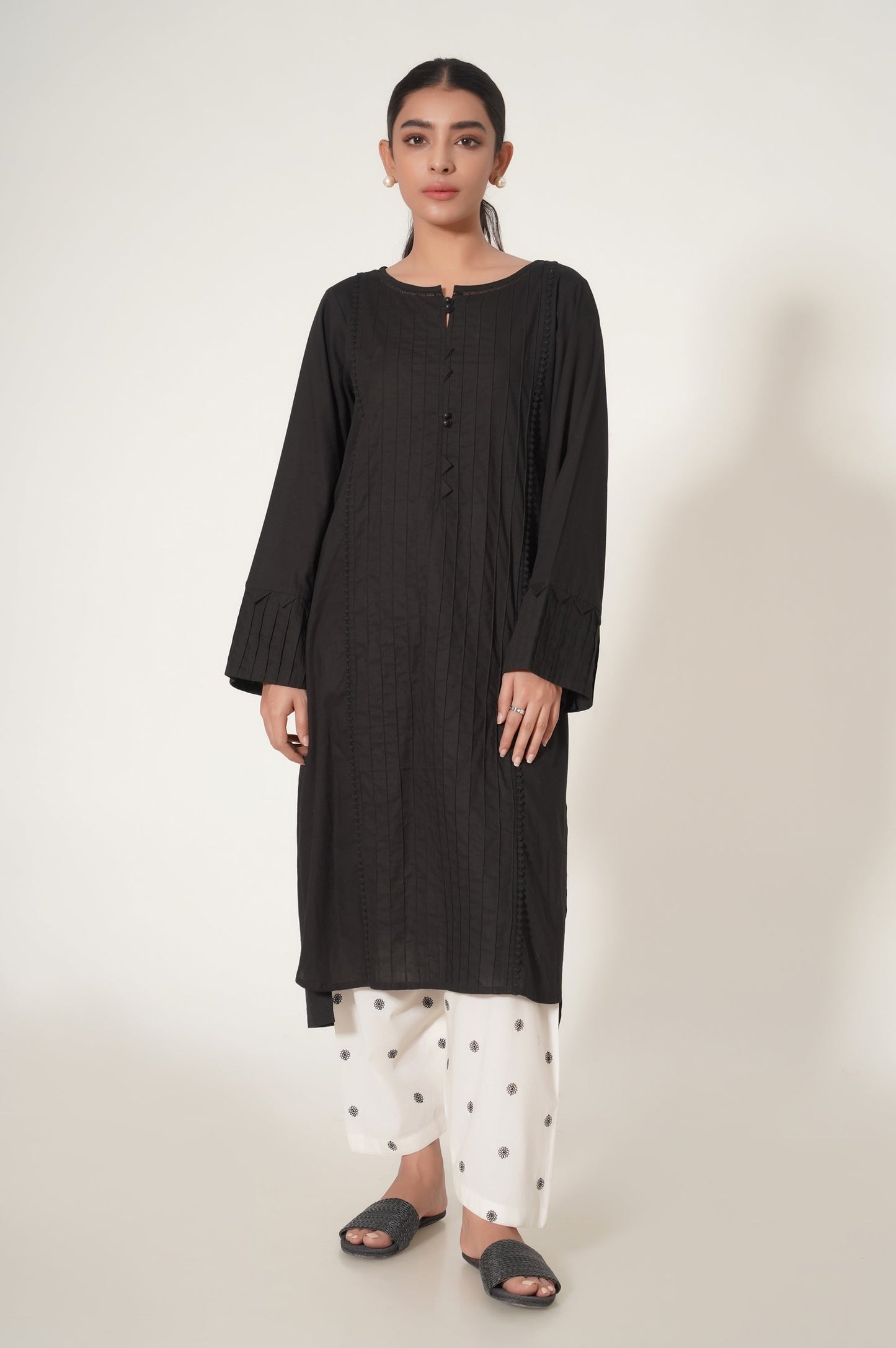 Stitched 1 Piece Cambric Stylised Shirt