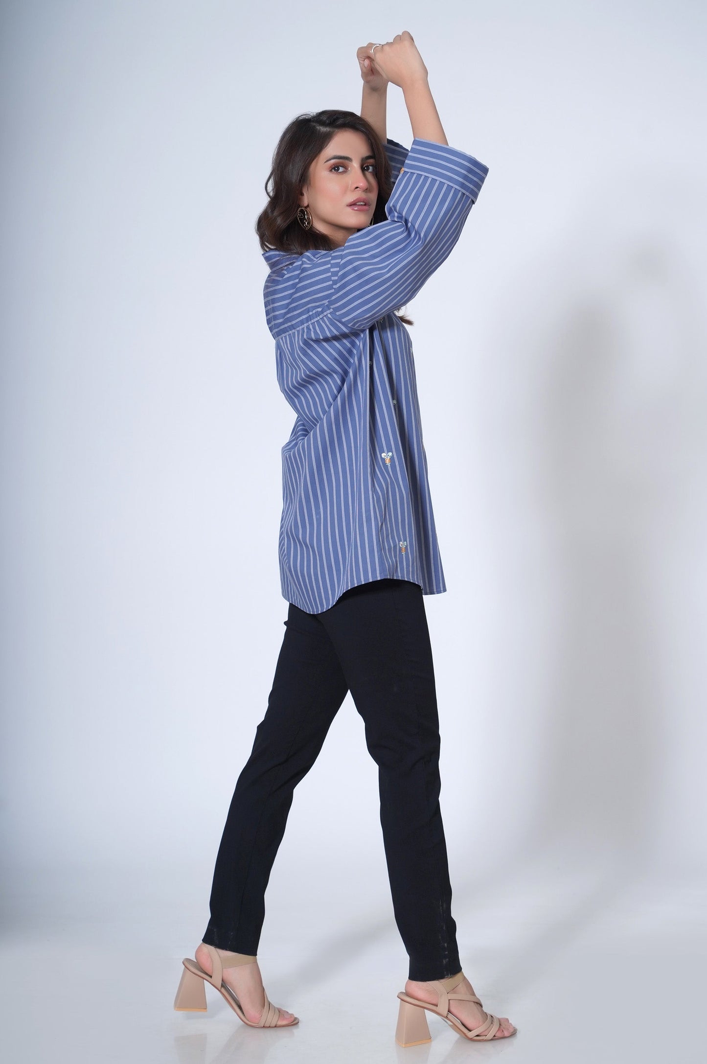 Stitched 1 Piece Yarn Dyed Top